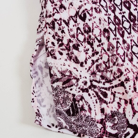 Chico's Purple & White Button Down Shirt - Size XL - Picture 3 of 8